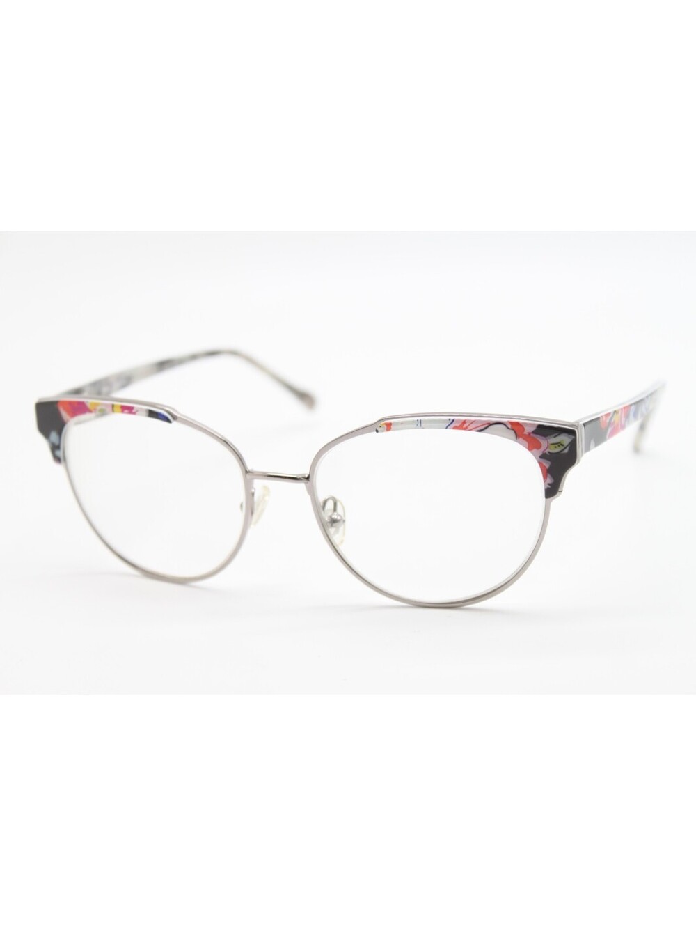NEW VERA BRADLEY DARLA J. CS PRETTY POSIES PYS SILVER AUTHENTIC EYEGLASSES 54-17